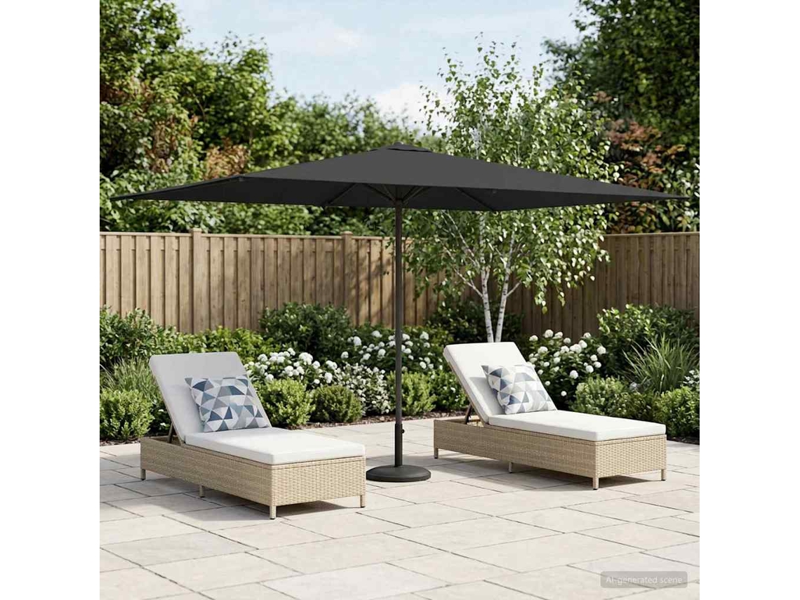 Vidaxl Guarda sol de Jardim 200 X 300 Cm Poliéster Retangular