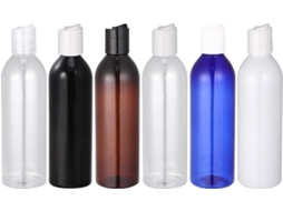 Ciieeo Garrafas Transparentes Recarregáveis De 250ml, Pacote Com 6 Unidades, Plástico Macio Com Tampas Seguras.