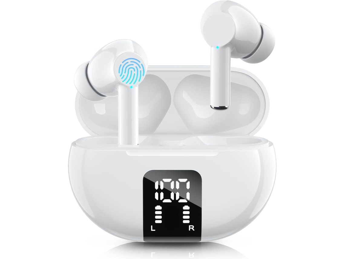 Tradutor de Idiomas, 144 Línguas, Online 2024, Bluetooth, App iOS/Android Branco JIAPEI