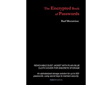 Livro The Encrypted Book of Passwords de Raef Meeuwisse (Inglês)