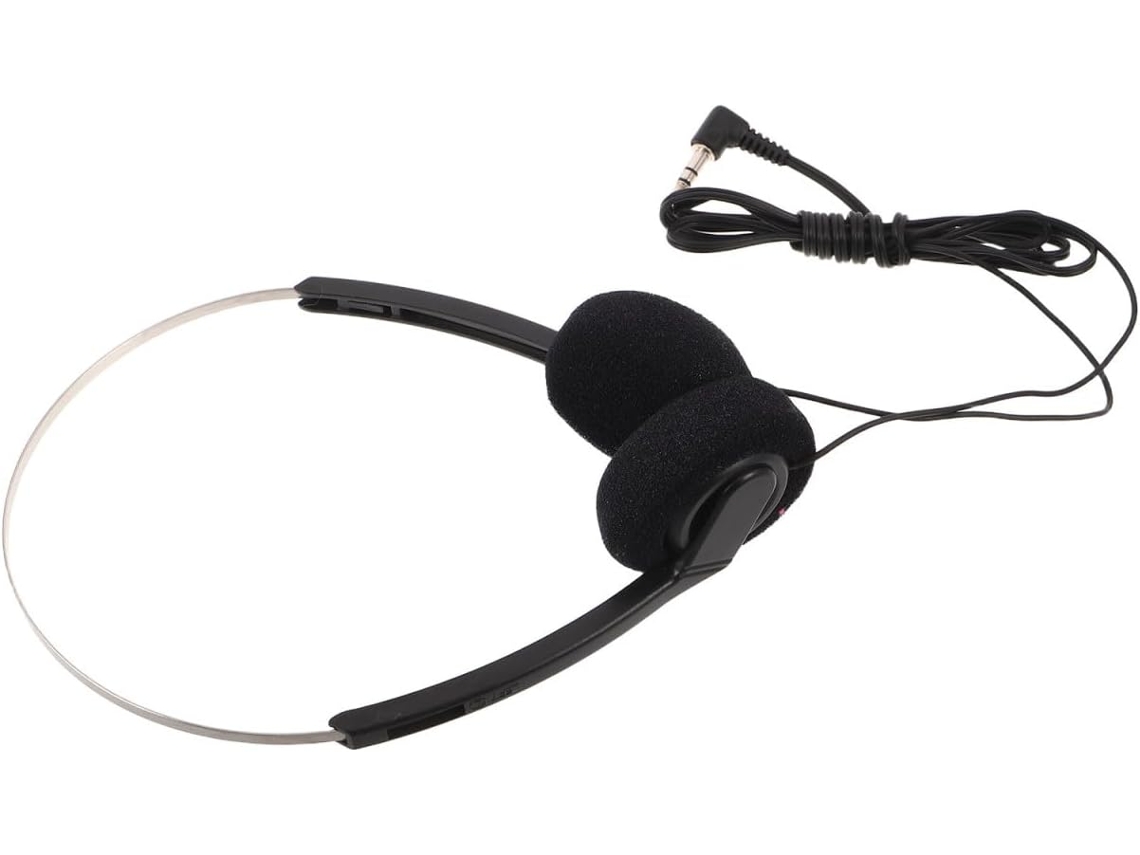 Zerodeko Casque Audio Filaire Rétro, Stéréo Portable Arceau, Pvc E Éponge, Noir, Para Telefones Celulares E