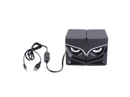 Caixa De Som Sada V-128 Mini Usb 2.1 Subwoofer Para Computador Laptop Celular Notebook Estéreo Pequeno