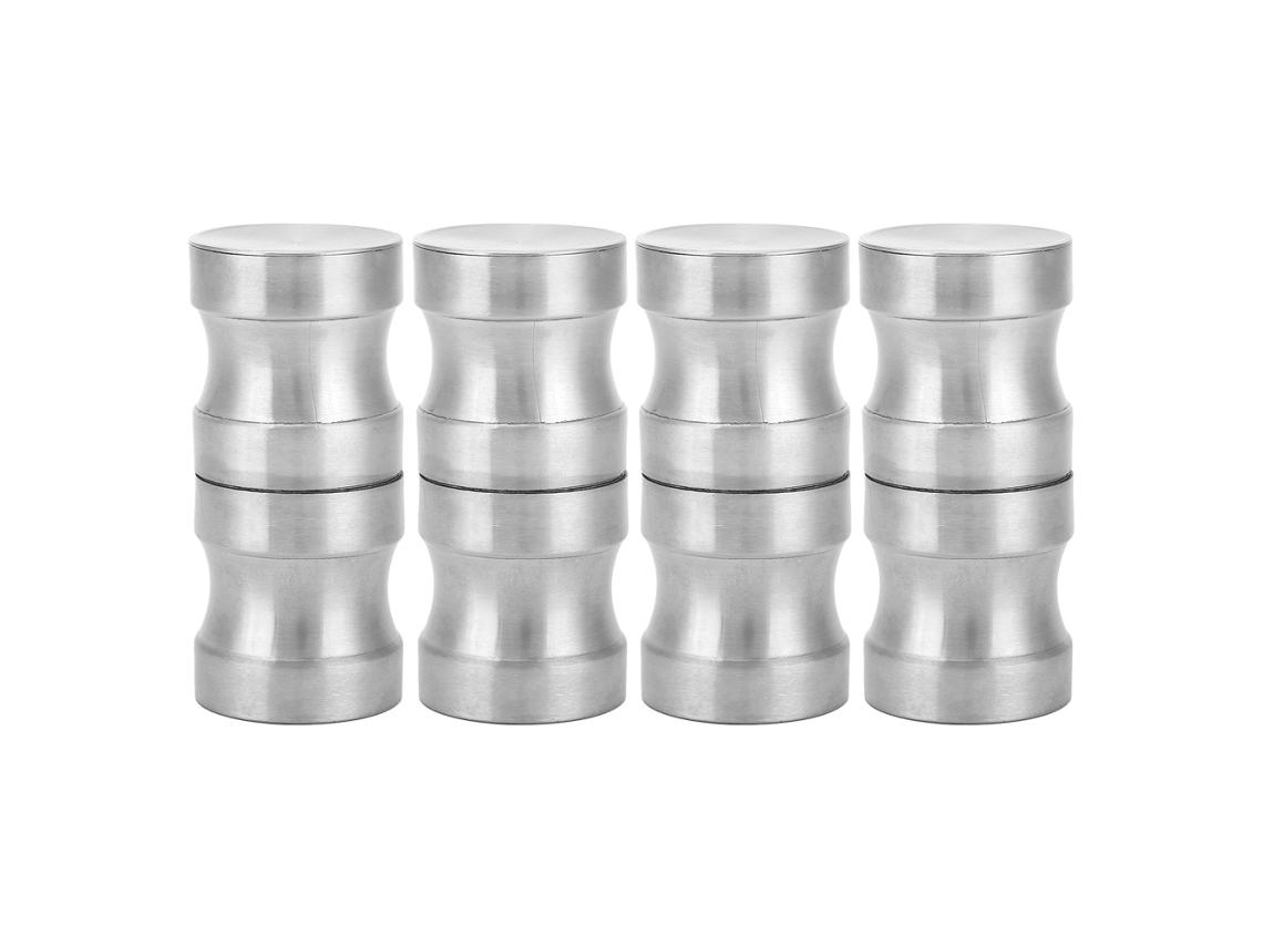Conjunto de 4 Alças de Cerâmica Moderna com Anel Dourado Duplo Primerox