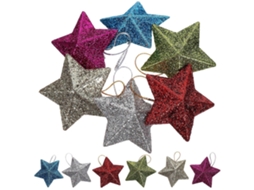 12 Enfeites Para Pendurar Em Árvores De Natal, Estrelas Penduradas, Decorações Para Árvores De Natal Olysi Shop