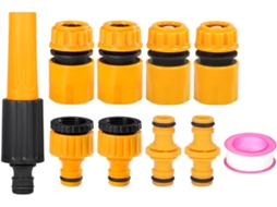 10 Conectores Rápidos Universais Para Mangueira Jardim, Adaptador Para Tubos De 20mm.