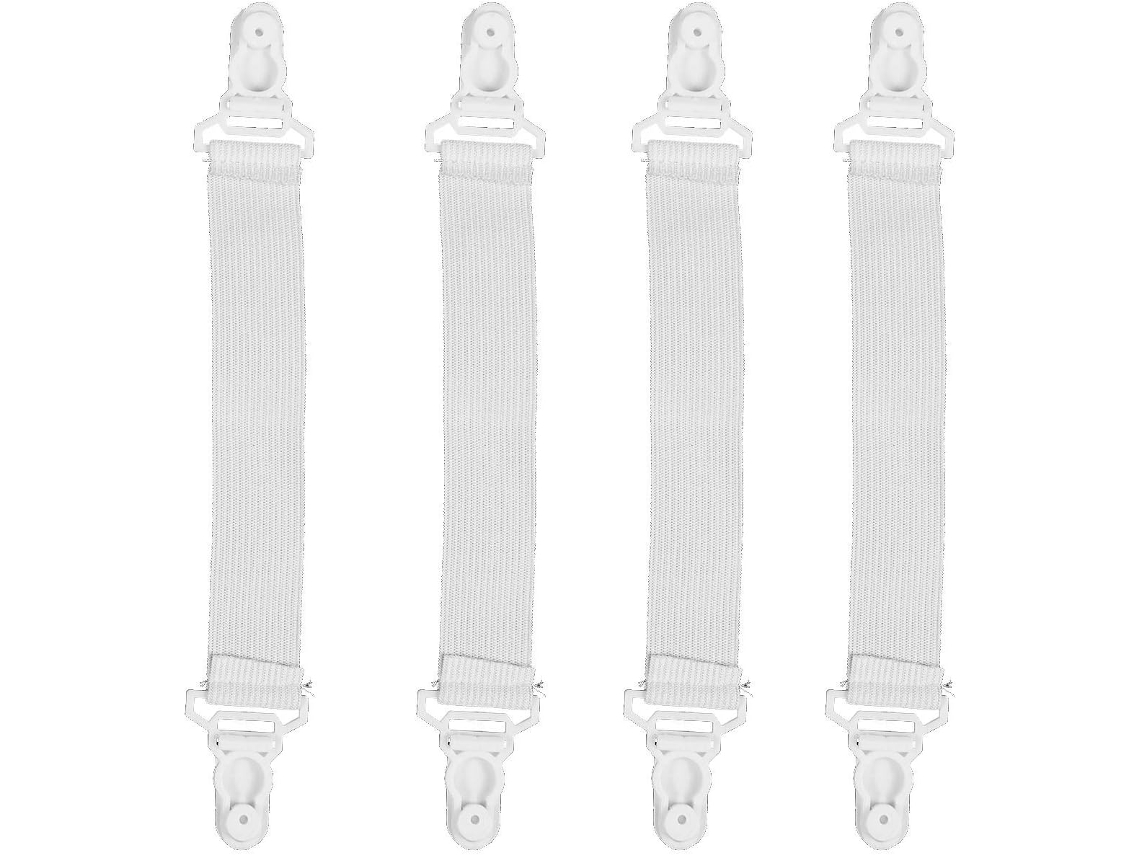 Conjunto De 4 Prendedores Elásticos Para Colchão, Coloridos