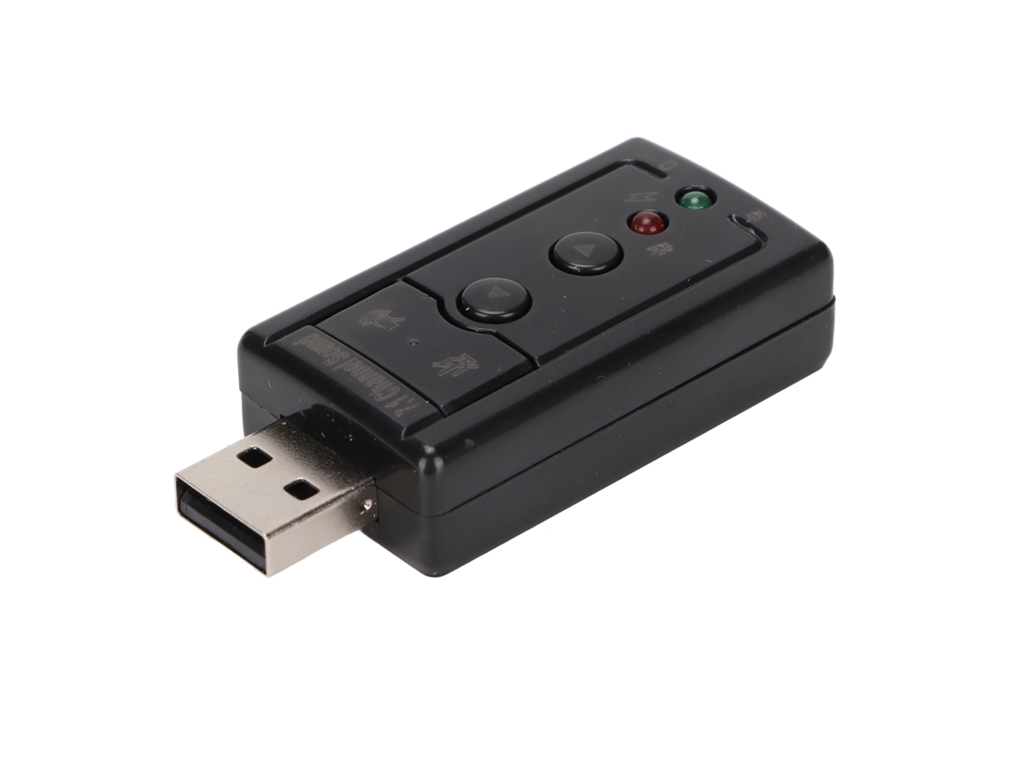 Adaptador de Som LAXISCREED Usb 2.0 7.1 Canais