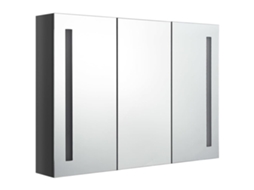 Bathroom Cabinet, Bathroom Cabinets Vidaxl Cinzeto Mdf (89 X 14 X 62 Cm)