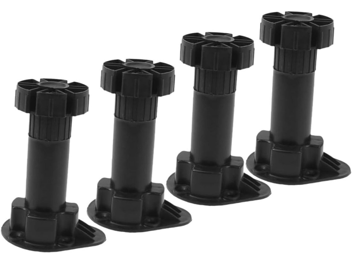 Popetpop Conjunto De 4 Pés Ajustáveis Para Móveis, Suportes Para Sofá, Armários E Uso Doméstico Design Durável Em