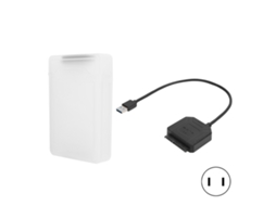 Cabo Adaptador De Disco Rígido 2.5 Polegadas 3.5 Polegadas Cordo De Conversão Sata Hdd/ssd Com Caixa