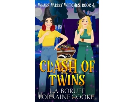 Livro Clash of Twins A Paranormal Cozy Mystery de LA Boruff (Inglês)