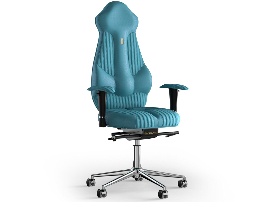 Cadeira de Escritório Ergonómica KULIK Tecido de Costura Imperial (Antara - Aquamarine -130x50x50cm)