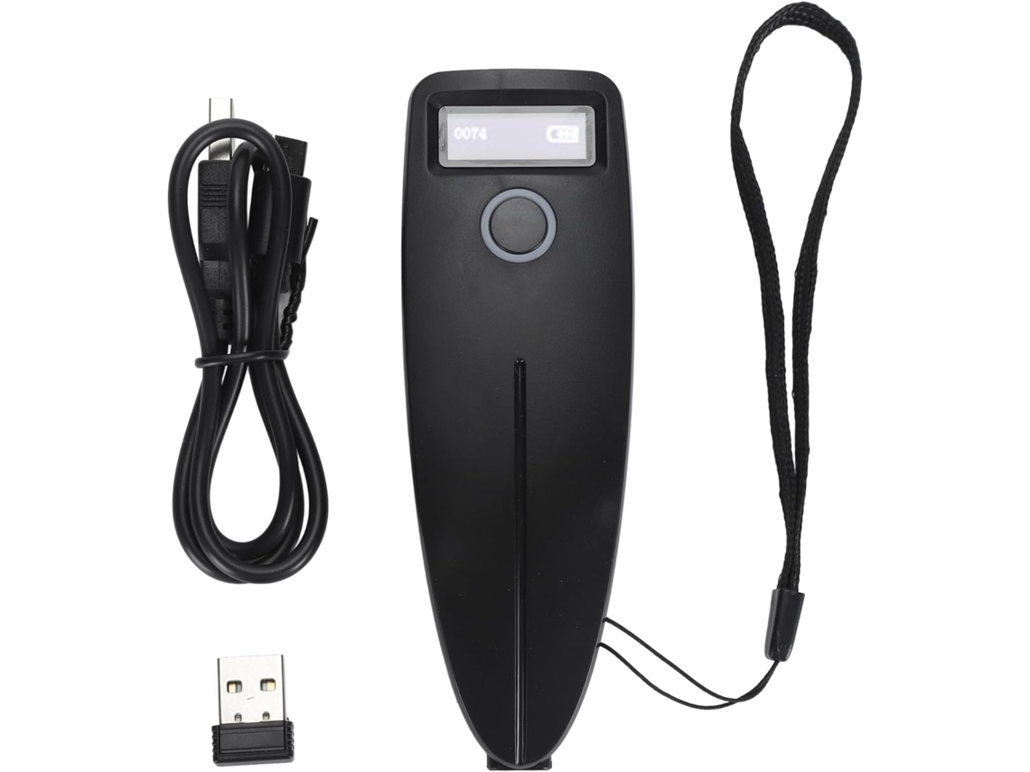 Leitor De Código De Barras De Mesa 1d 2d Qr Com Fio 2.4g / Bluetooth / Usb
