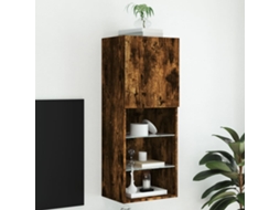 Vidaxl Móvel de Tv com Luzes Led 40,5x30x102 Cm Carvalho Fumado