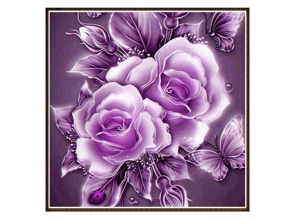 Laxiscreed Arte Em Diamante Rosas Para Decoração Diy E Projetos Artesanais