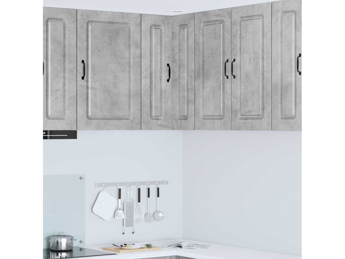 Vidaxl Painel De Lava-louça Kalmar Cinzento 57 X 57 X 80 Cm