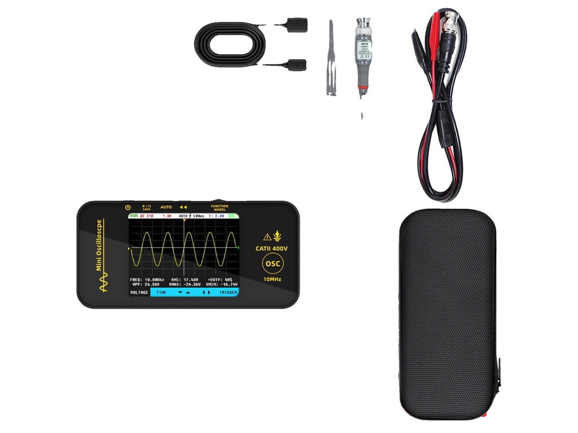 Osciloscópio Portátil, Banda De 10mhz, Tela De 3.2 Polegadas, Ot3 Oem (opção A)