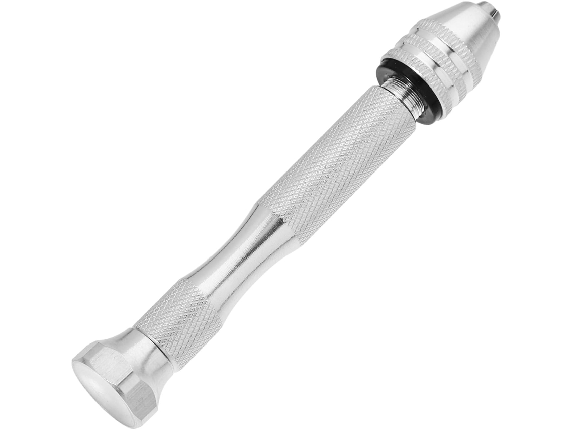Mini Torno De Pino Em Liga Alumínio Para Brocas 0,1 A 3,5 Mm