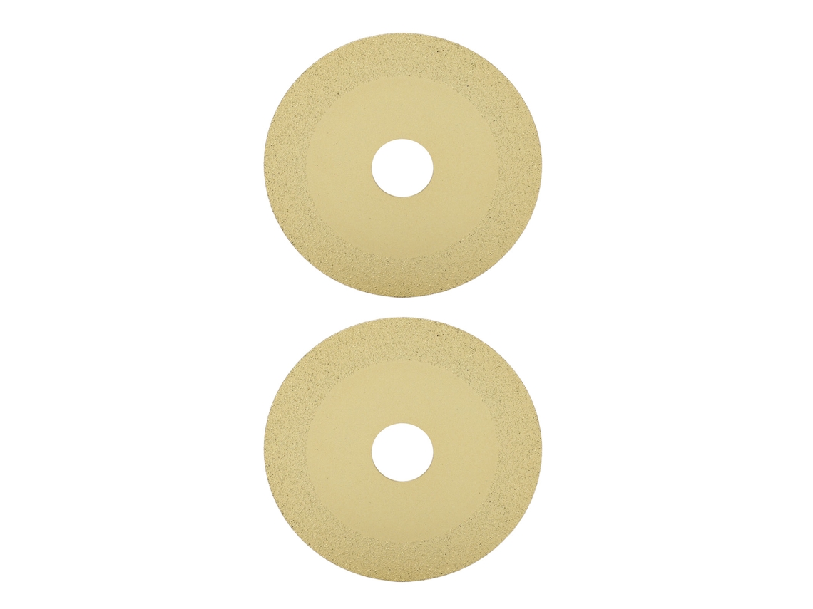 2 Discos De Corte De Vidro 100mm Com Lâmina De Diamante Para Azulejos, Garrafas De Vinho, Cristal, Ouro, Champanhe, 22mm Id, 1mm Espessura