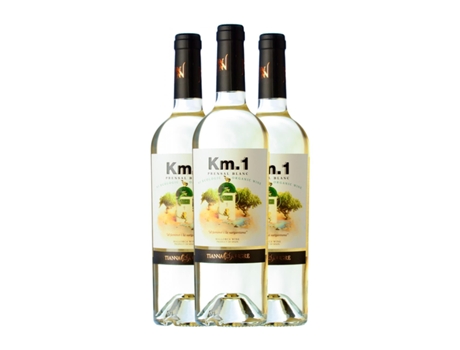 Vinho branco FAMILY OWNED Km. 1 Blanc Premsal Vi de la Terra de Mallorca (0.75 L - 3 Unidades)