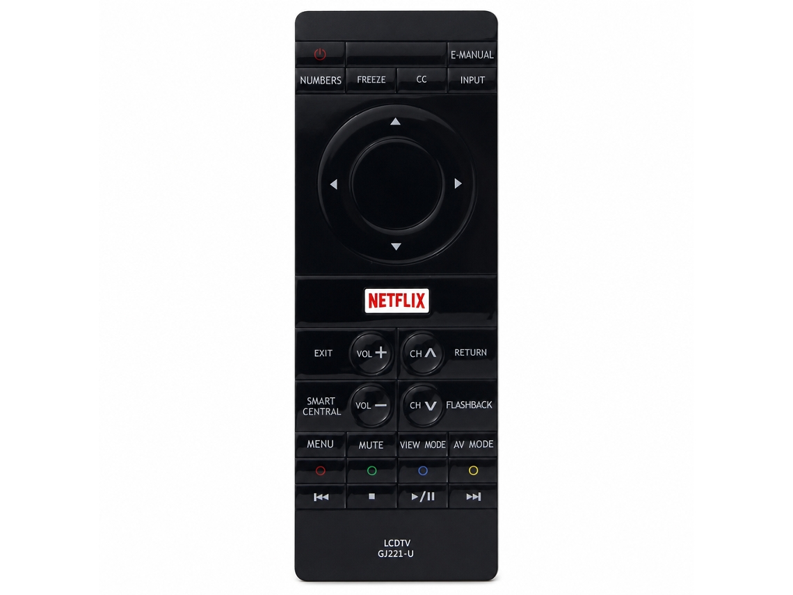 Comando À Distância Para Tv Compatível Com Sharp Gj221-u_zhd