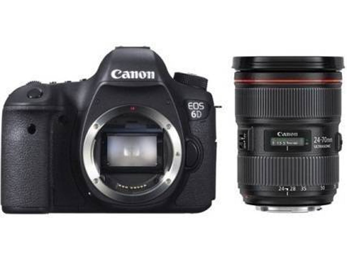 Máquina Fotográfica CANON EOS 6D + EF 24-70mm F2.8L II USM (Full