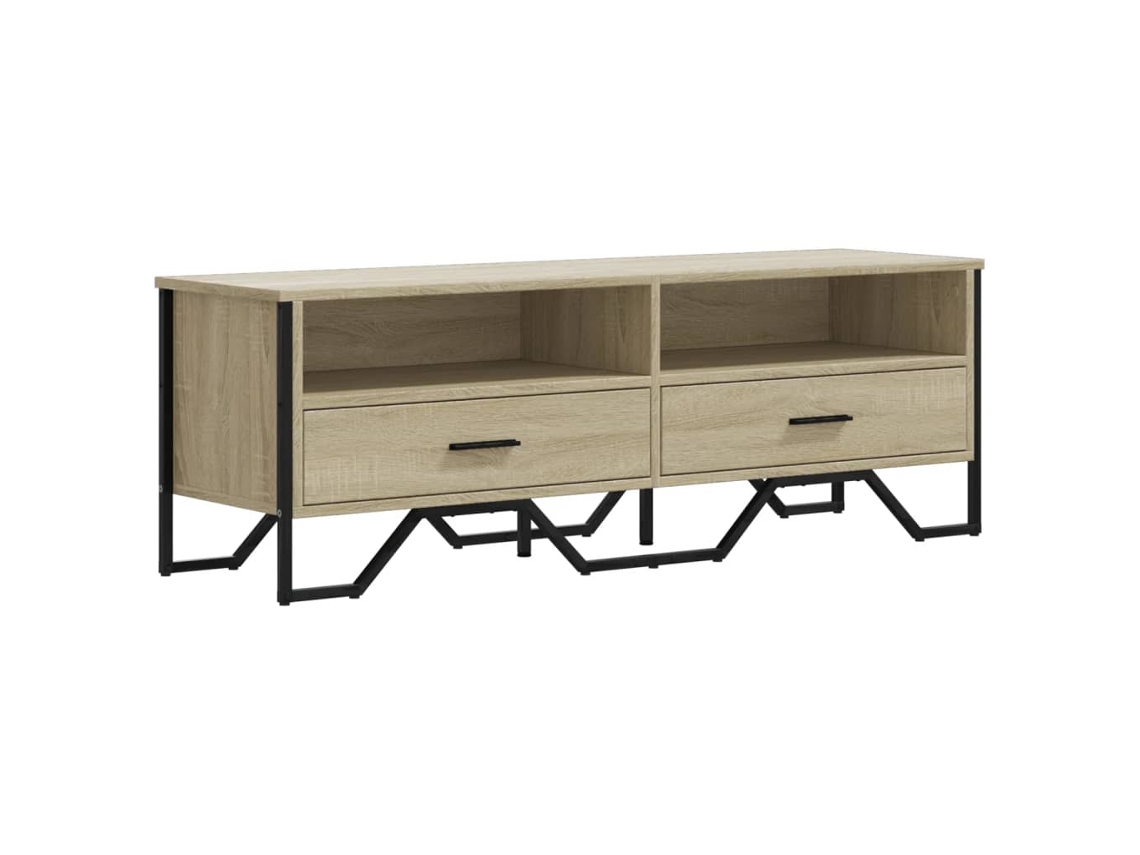Tv Cabinet, Tv Cabinets Vidaxl Marrom Madeira Processada (n/a)