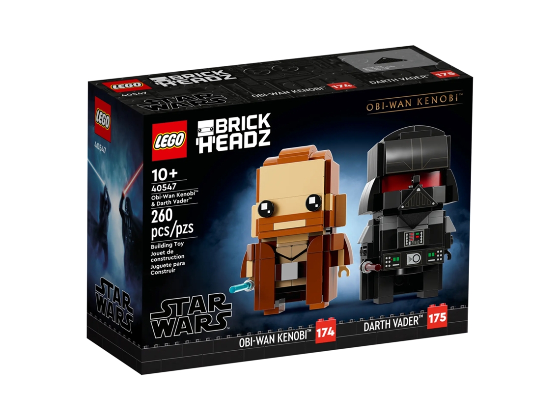 Brickheadz Obi Wan Kenobi e Darth Vader Lego