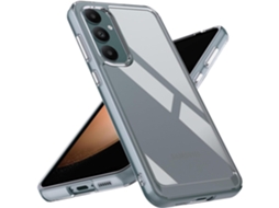 Capa Para Samsung Galaxy S23 Fe (5g) Transparente Silicone Tpu Gel Capa Gtrpesp Protetor De Tela De Vidro Temperado Movilearvayotoy