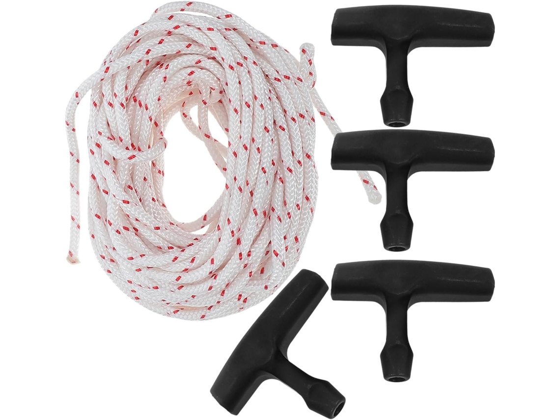 Cabo Auxiliar De Partida De 25 Cm (10 Polegadas) Para Cortadores De Grama E Geradores Com Cabo Confortável.