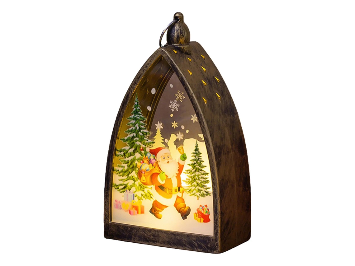 Lanterna De Vento De Natal Portátil