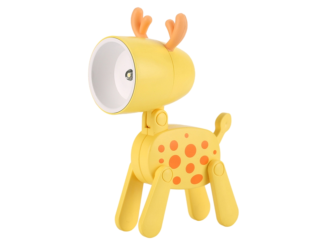 Laxiscreed Lâmpada De Mesa Mini Xiaolu-yellow Com Luz Led Para Escritório E Decoração