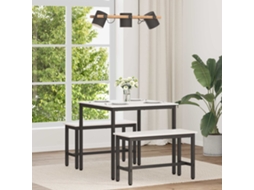 Vidaxl Mesa De Jantar Branco 80 X 80 X 75 Cm