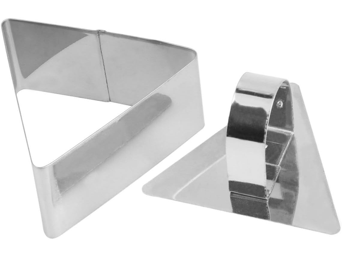 Cortador De Biscoitos, 2 Peças, Triangular, Para Confeitaria Caseira