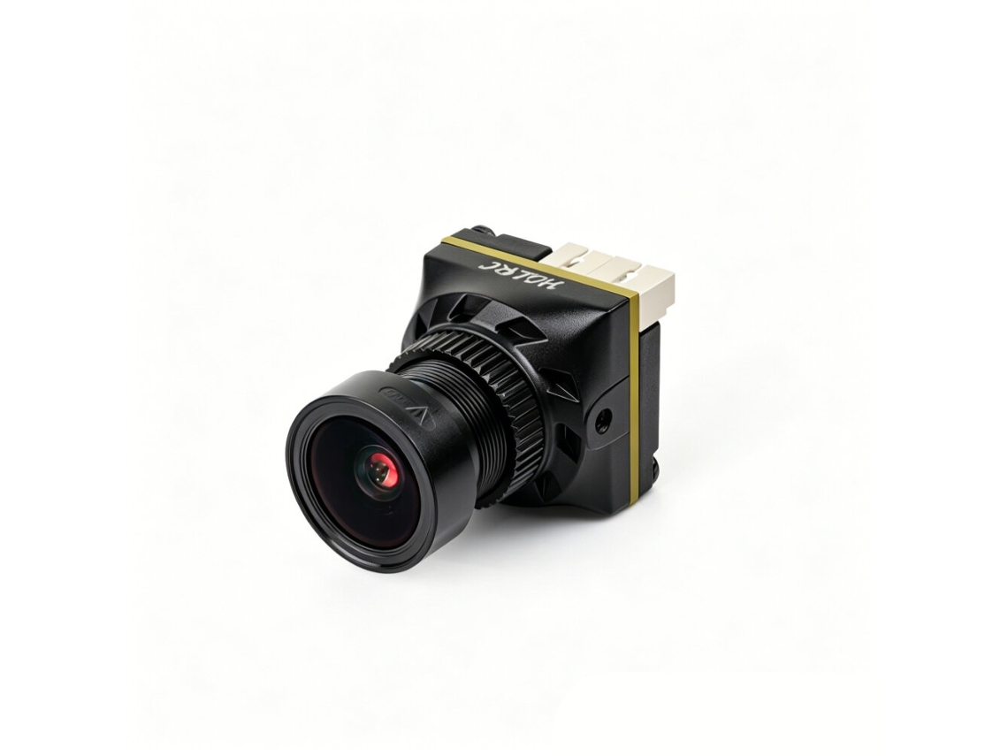 Preta Câmera Fpv Hglrc L3 1800tvl Sensor Cmos 1/2.9" F/1.0 Visão Noturna Extrema Lente 3.3mm Analógica Baixa Latência Drones Corrida Fpv MDUG