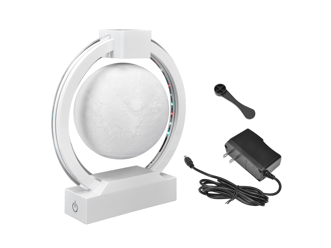 Lâmpada Lunar Maglev 3d Iluminação Noturna 100 240v Us