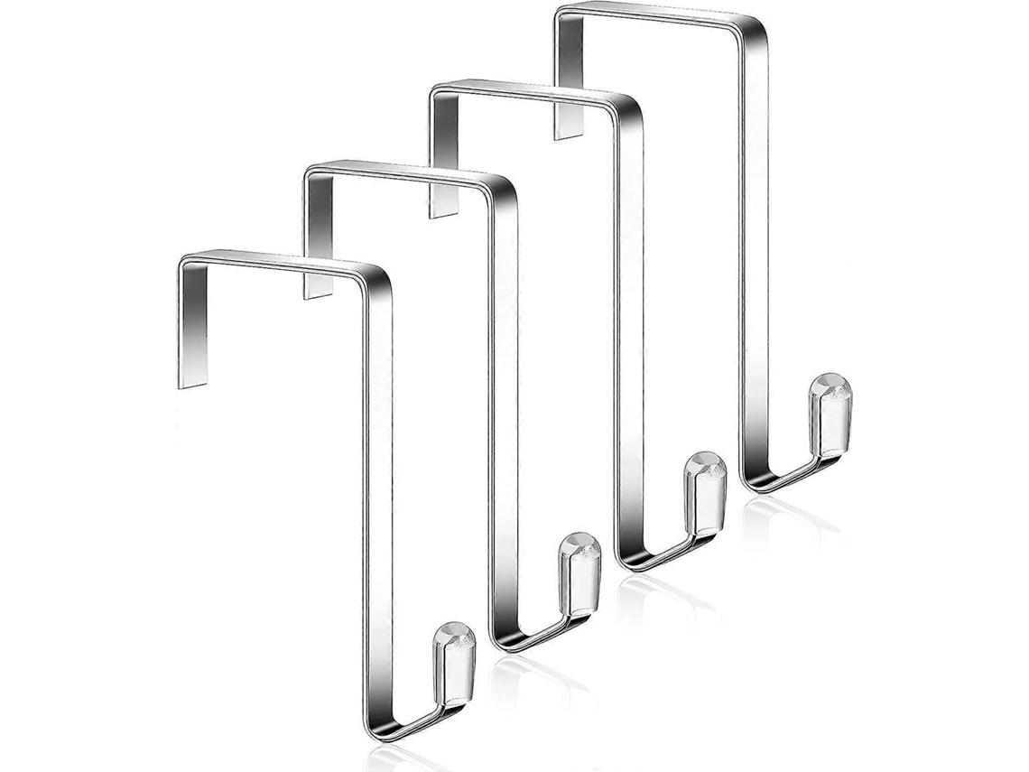 Lurelia Cabideiro De Porta, Pack Com 4, Para Parede, Em Metal, Para Toalhas E Roupas, 4,1 Cm, 7 Kg