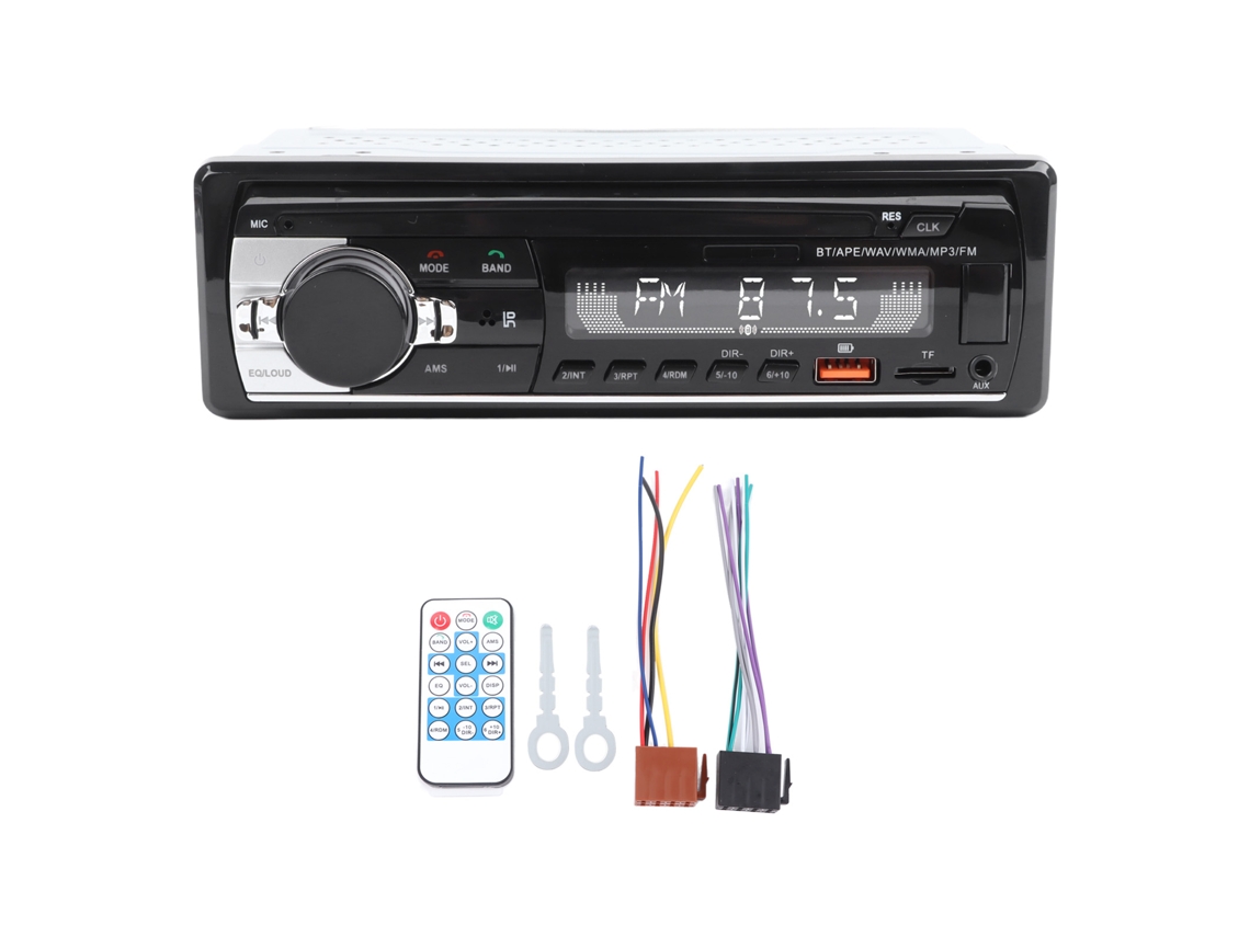 Rádio De Carro Com Usb Cartão Bluetooth Mp3 Player Estéreo Mãos Livres Música Lossless