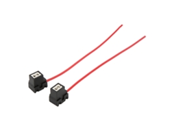 2 Peças Conector Fêmea H1 Com Cabo De 1mm, Adaptador De Lâmpada H1 Plug And Play Para Dc 12v24v