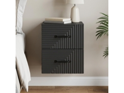 Vidaxl Gabinete De Canto Montado Na Parede Preto 34,5 X 33 X 40 Cm