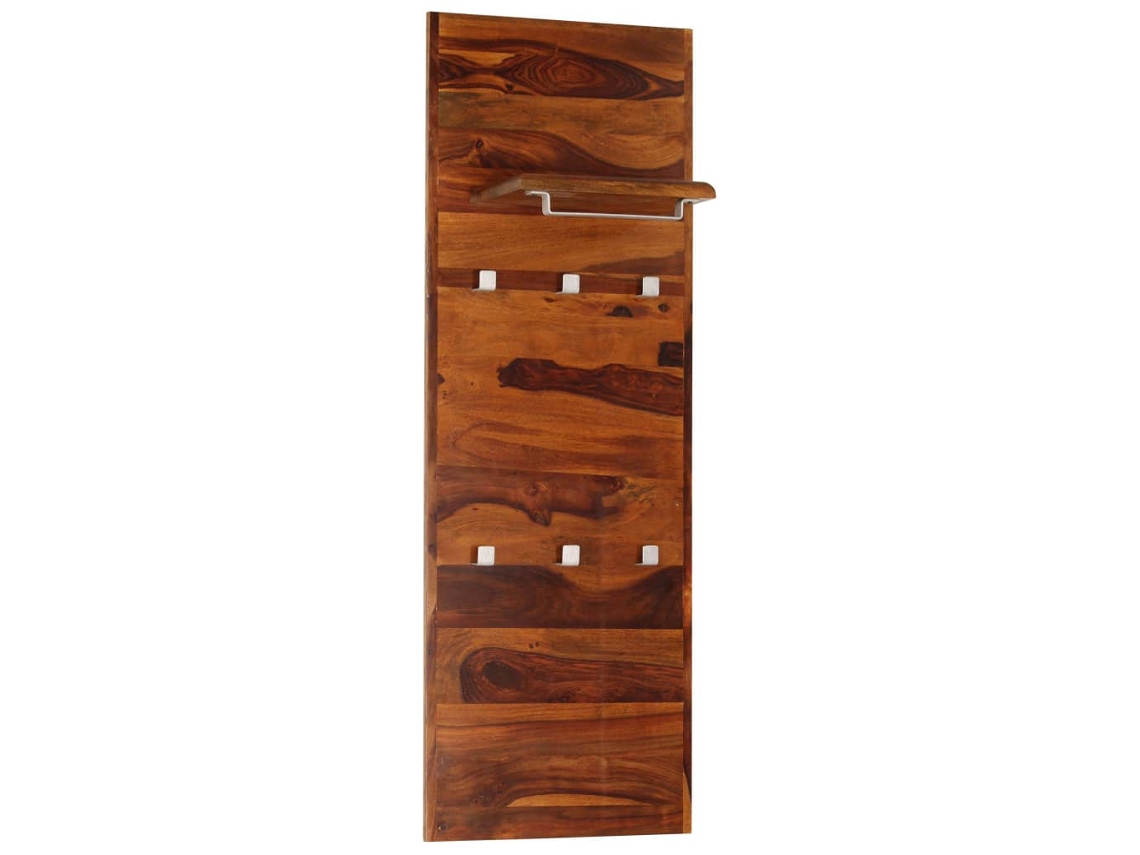 Vidaxl Bengaleiro Madeira Acácia Maciça 118x40 Cm