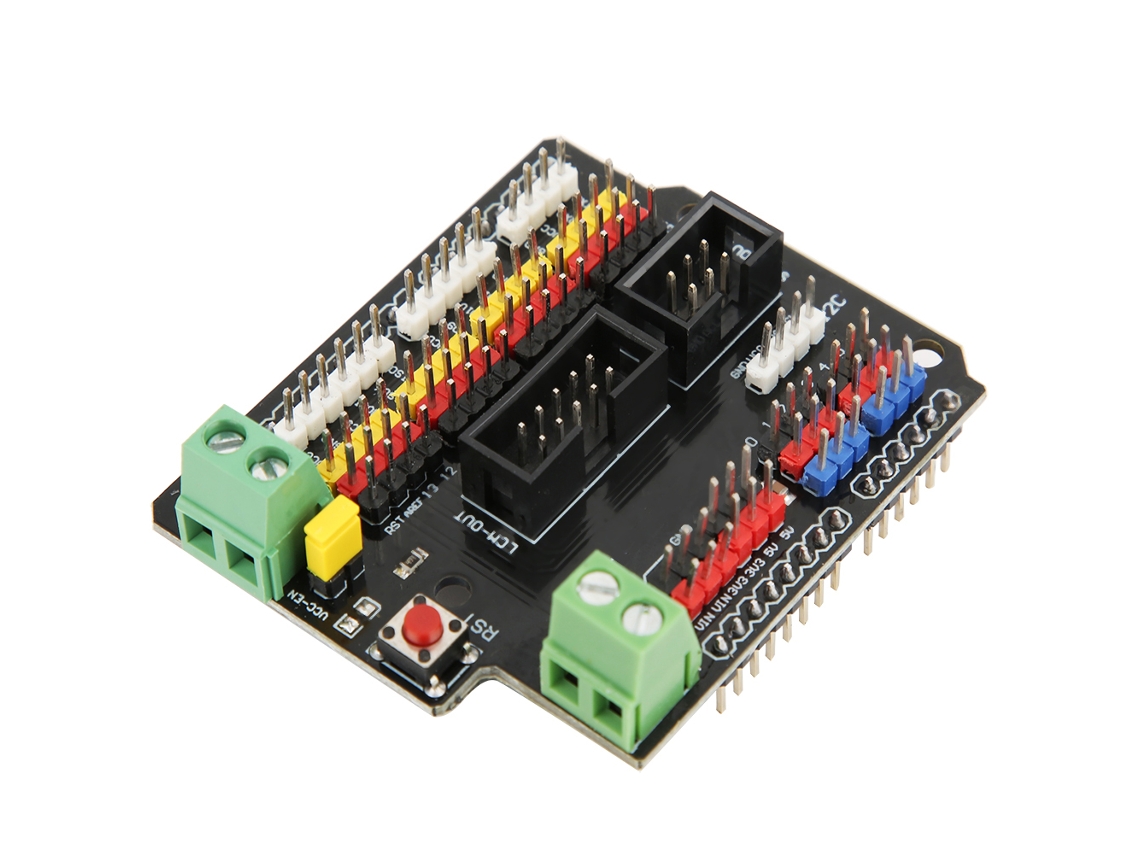 Placa de Expansão Io Shield V1 Bloco de Construção Eletrônico Sensor Componente Elétrico