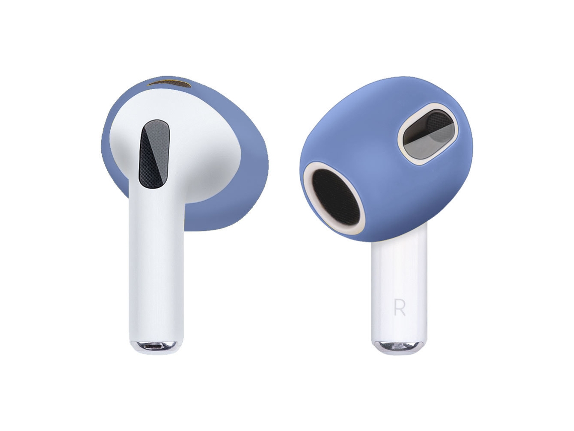 Capa Para Airpods3, Ponteiras De Silicone De Substituição, 3 Pares (azul Meia-noite) Spqment