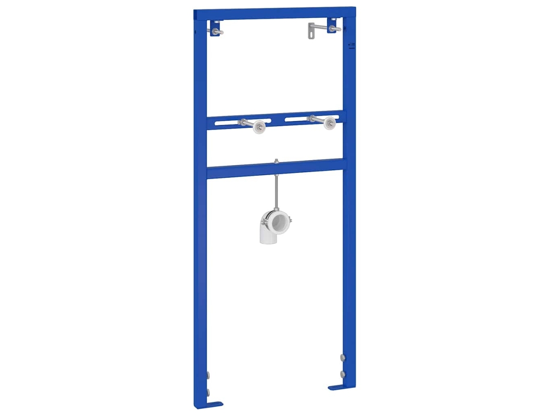 Vidaxl Suporte De Parede Para Sistema De Lavabo Azul 50 X 3 X 112 Cm
