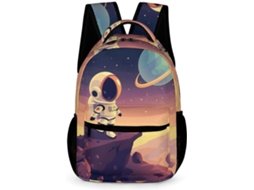 Mochila Escolar De Astronauta Para Adolescentes De 13 Anos, Espacial Alunos Do 4º Ano, Moderna 43x32x15 Cm