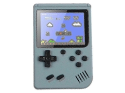 Gameboy com 500 Jogos Clássicos Integrados, Console de Videogame Retrô, Brinquedo Infantil GOKOCO (cor: Cinza)