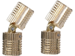 Ocultas Para Armários Com Ângulo De Abertura 180° (2 Peças), Latão,