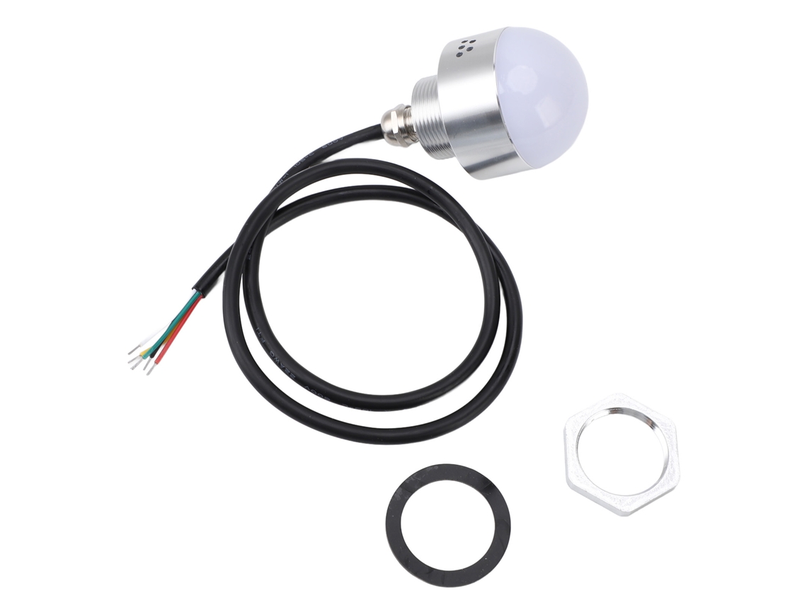 2026 luces de Sinal Led Industrial 24v Resistente À Água 3 Cores Lâmpada de Alerta Redonda