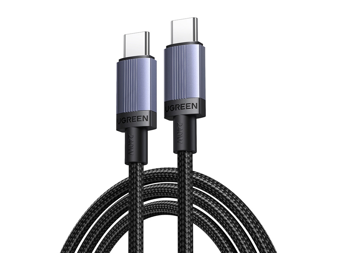 Cabo Ugreen Usb-c Para Usb-c 240w 2m Para Celulares E Computadores - Conexão Rápida
