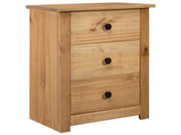 Bedside Cabinet, Bedside Cabinets Vidaxl Marrom Madeira De Pinho (n/a)